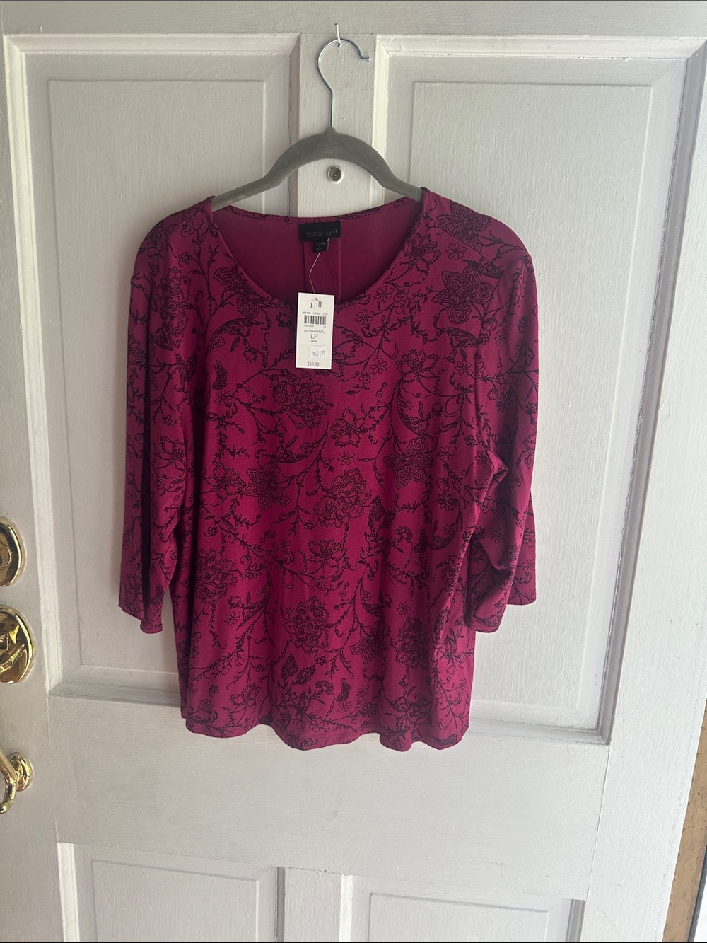 J Jill magenta top